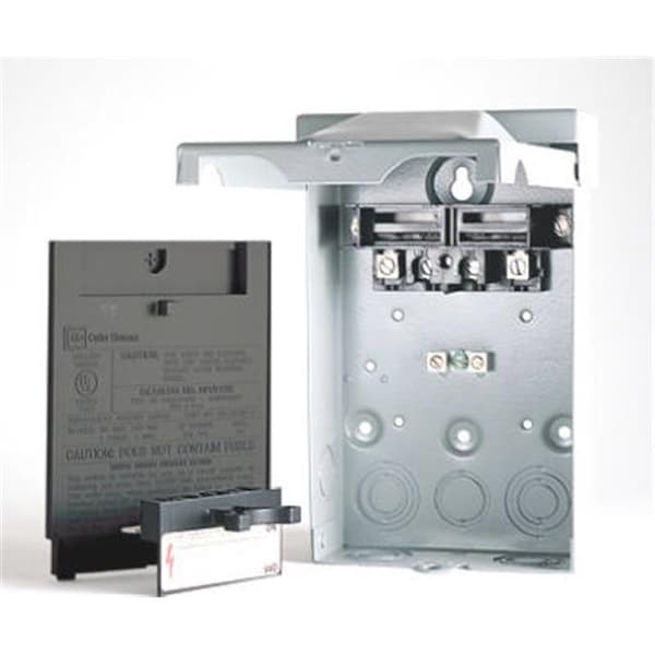 Safety Switch, Fusible, Single Phase, NEMA 3R, Outdoor, Steel